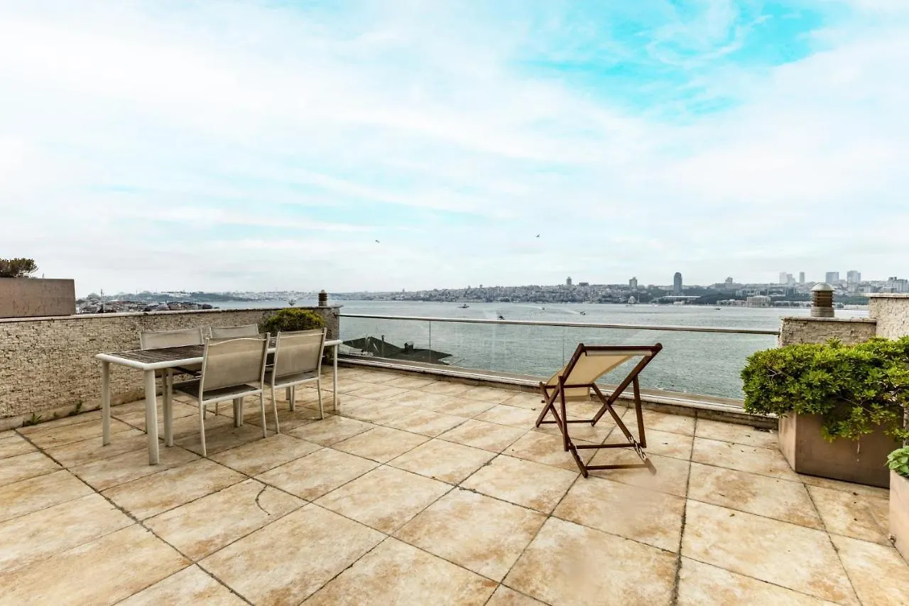 Duplex Flat W Panoramic Bosphorus View And Terrace Lejlighed Istanbul