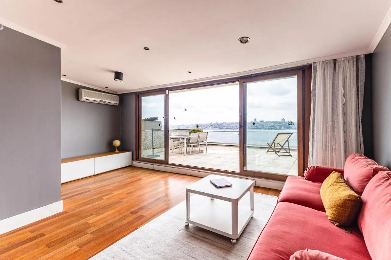 Duplex Flat W Panoramic Bosphorus View And Terrace Lejlighed Istanbul